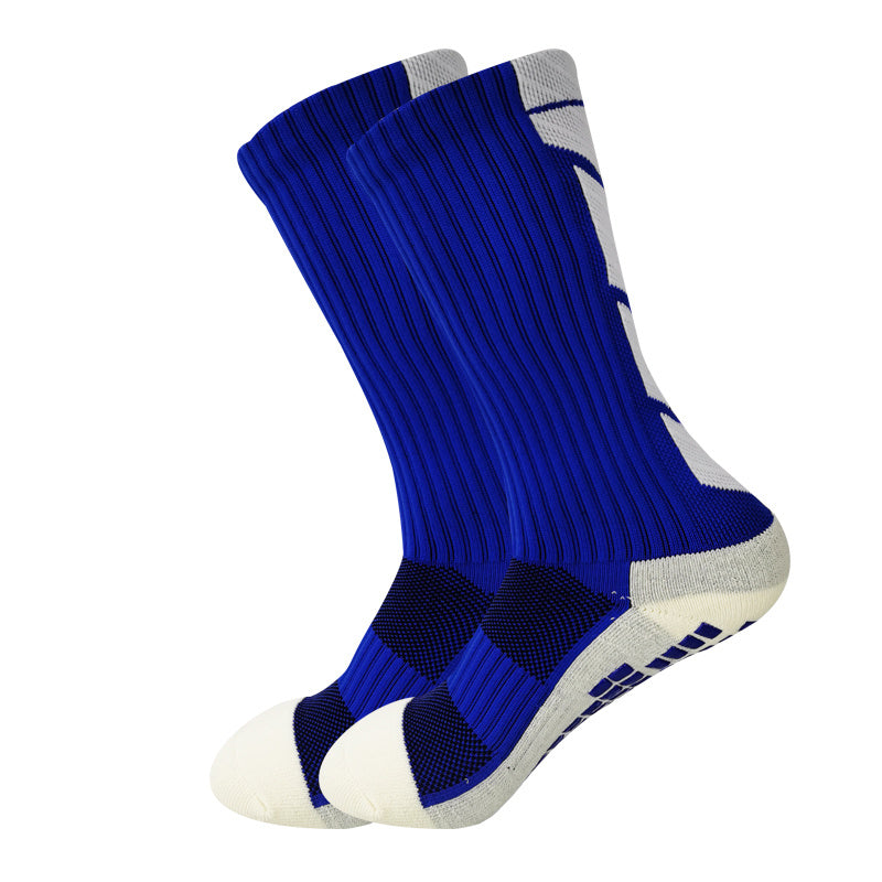 Non-Slip Soccer Grip Socks with Towel Bottom for Enhanced Performance and Stability in Sports - For Soccer Players - Moisture-Wicking & Breathable Fabric - Suitable for Training & Matches - Great Gift for Athletes