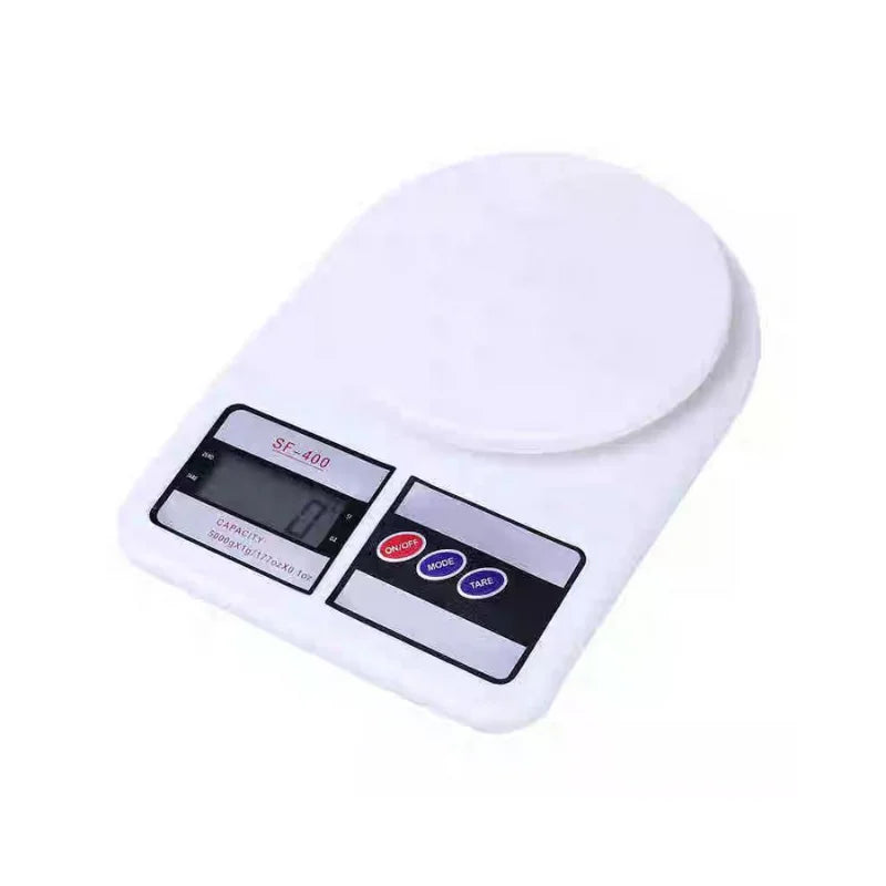 Balança Digital de Cozinha Alimentos Confeitaria Ingredientes SF 400 1g até 10 kg Culinária Função Tara Dosagem - ENVIO RAPIDO
