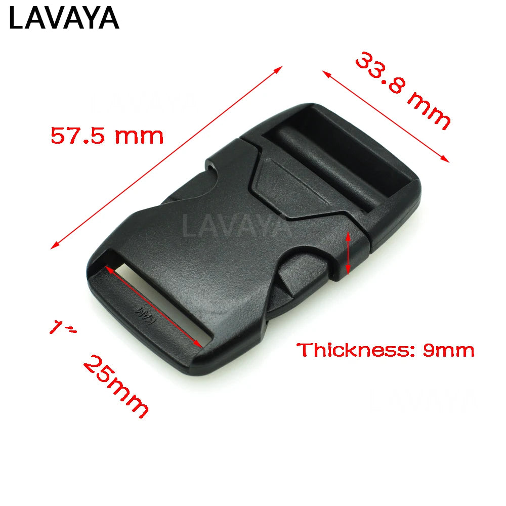 1pcs 20mm 25mm 32mm 38mm 50mm Webbing Plastic Side Release Bump Buckle for Backpack Straps Luggage