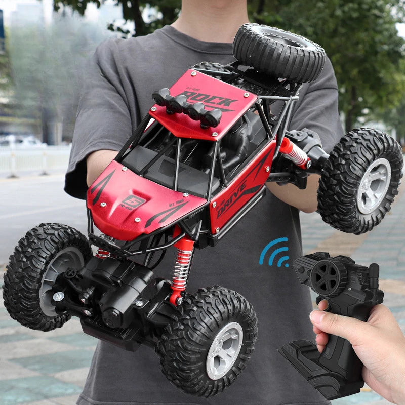 1: 18 Six Wheel Drive RC CAR Cross-country Climbing Spray Racing Car Remote Control Electric Car Fall Resistant Boy Toy Gift
