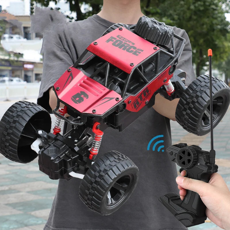 1: 18 Six Wheel Drive RC CAR Cross-country Climbing Spray Racing Car Remote Control Electric Car Fall Resistant Boy Toy Gift