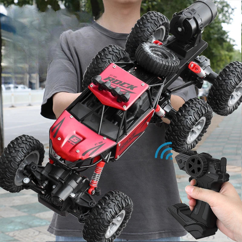 1: 18 Six Wheel Drive RC CAR Cross-country Climbing Spray Racing Car Remote Control Electric Car Fall Resistant Boy Toy Gift