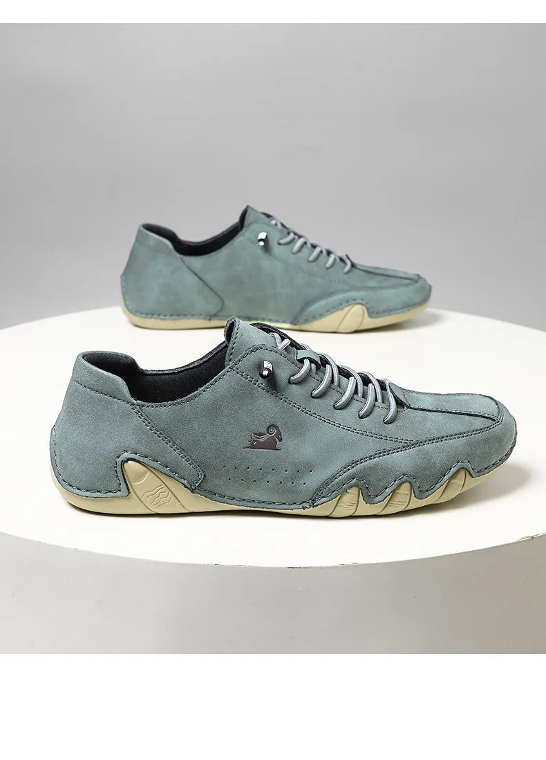 Men Casual Outdoor Fashion Sneakers Soft Leather Sneakers High Top Luxury Men Classic Walking Shoes Winter Motocross Boots 35-50