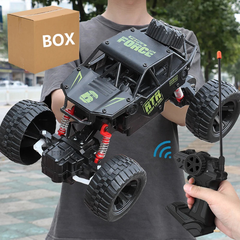 1: 18 Six Wheel Drive RC CAR Cross-country Climbing Spray Racing Car Remote Control Electric Car Fall Resistant Boy Toy Gift