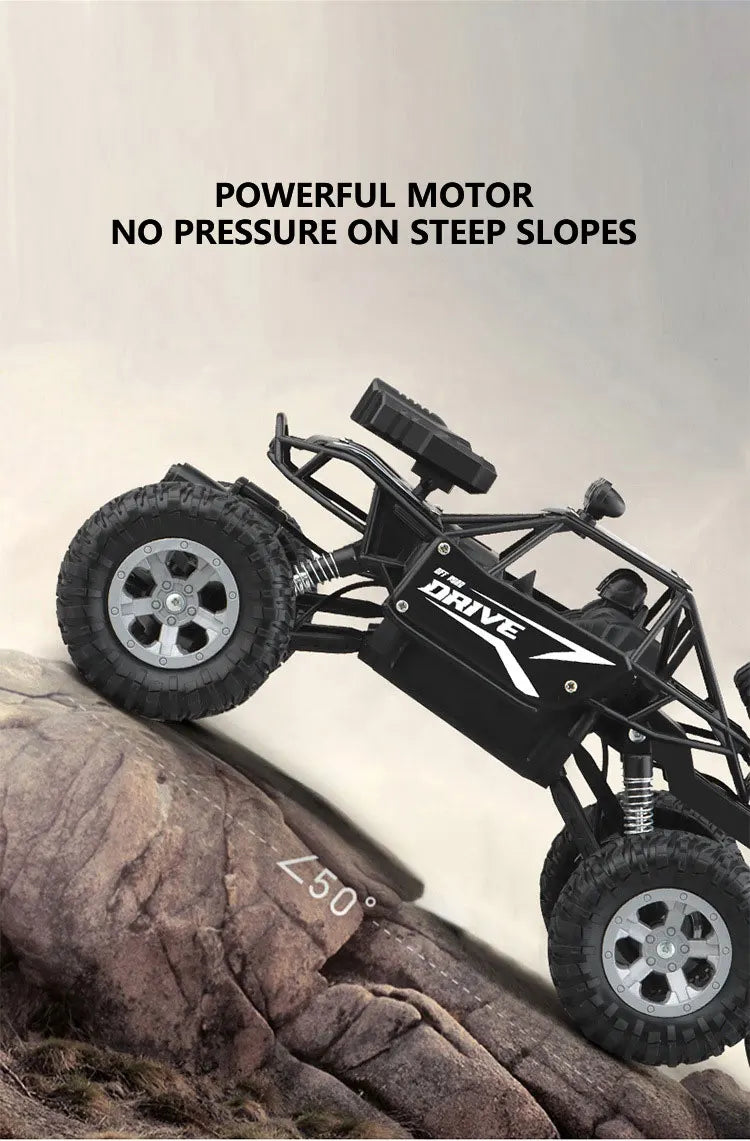 1: 18 Six Wheel Drive RC CAR Cross-country Climbing Spray Racing Car Remote Control Electric Car Fall Resistant Boy Toy Gift