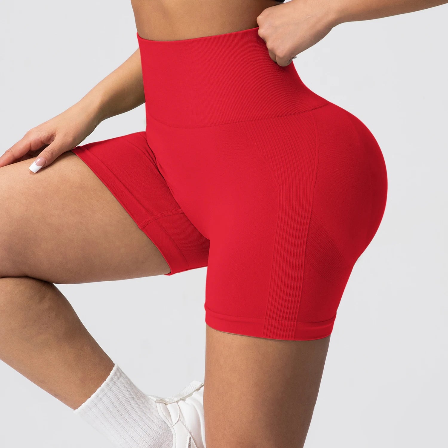 Summer 15 New Color Sexy Tie Dye Shorts Woman Fitness Seamless Butt Lifting Shorts One Pieces Activewear Running Outdoors
