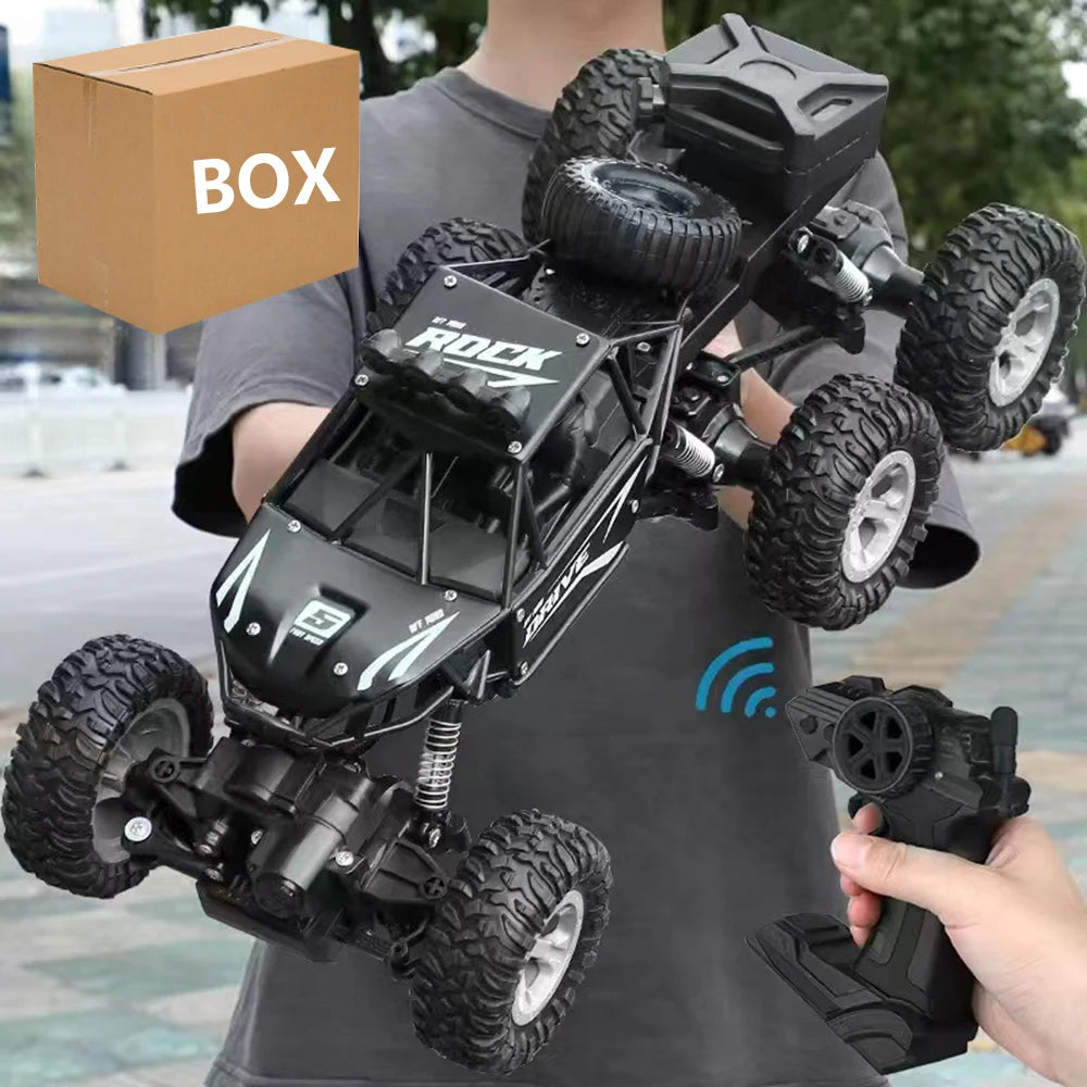1: 18 Six Wheel Drive RC CAR Cross-country Climbing Spray Racing Car Remote Control Electric Car Fall Resistant Boy Toy Gift