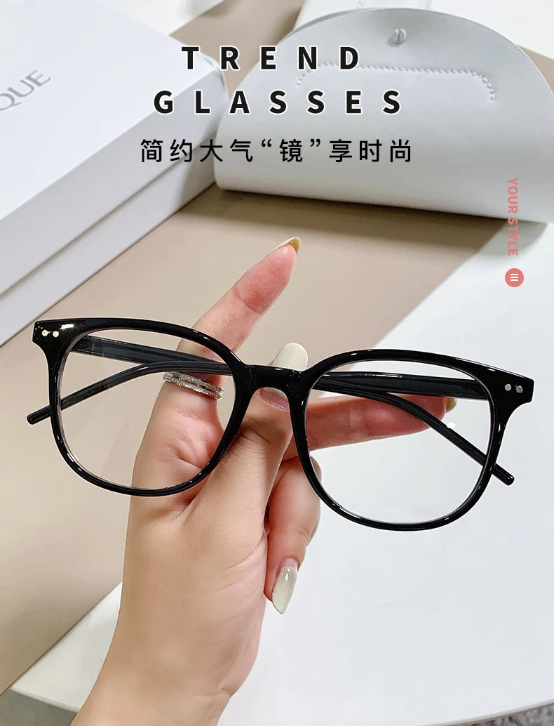 Transparent Computer Glasses Frame Women Men Anti Blue Light square  Eyewear Blocking Glasses Optical Spectacle Eyeglass