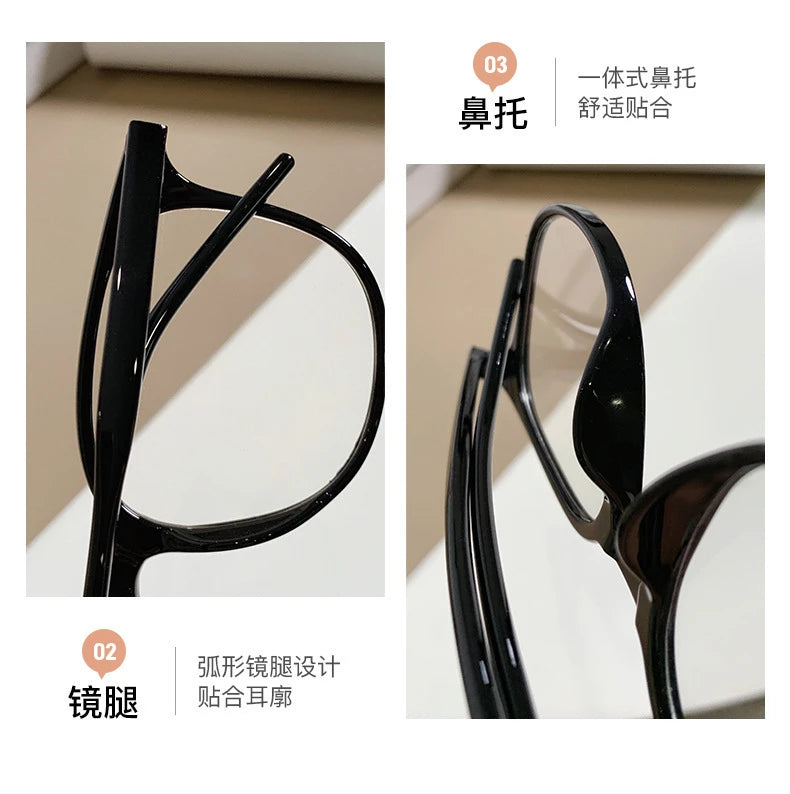 Transparent Computer Glasses Frame Women Men Anti Blue Light square  Eyewear Blocking Glasses Optical Spectacle Eyeglass