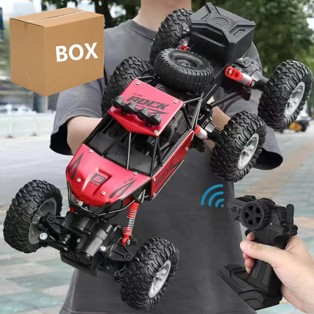 1: 18 Six Wheel Drive RC CAR Cross-country Climbing Spray Racing Car Remote Control Electric Car Fall Resistant Boy Toy Gift