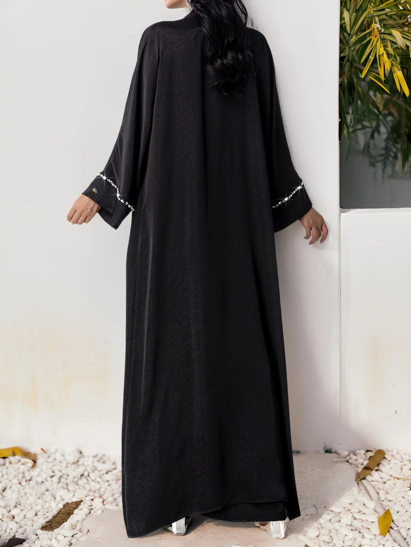 Eid Dress for Women Abaya 2 Piece Set Diamond Party Long Dresses Muslim Caftan Robe Jalabiya Ramadan Dubai Kaftan Vestido Largos