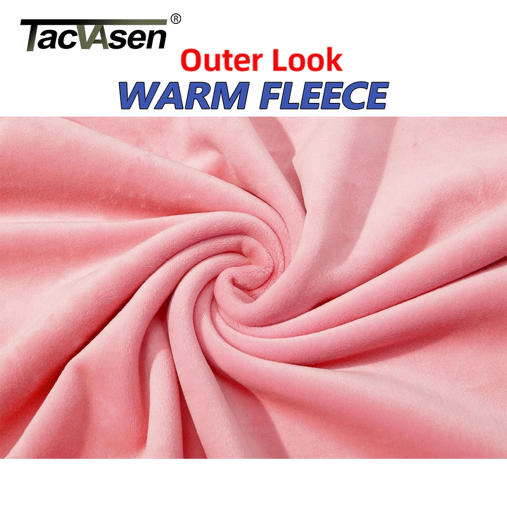TACVASEN Spring Fashion Crew Neck Pullover Womens Casual Soft Fuzzy Sweatshirts Home Warm Hoodies Sweet Streetwear Sports Tops