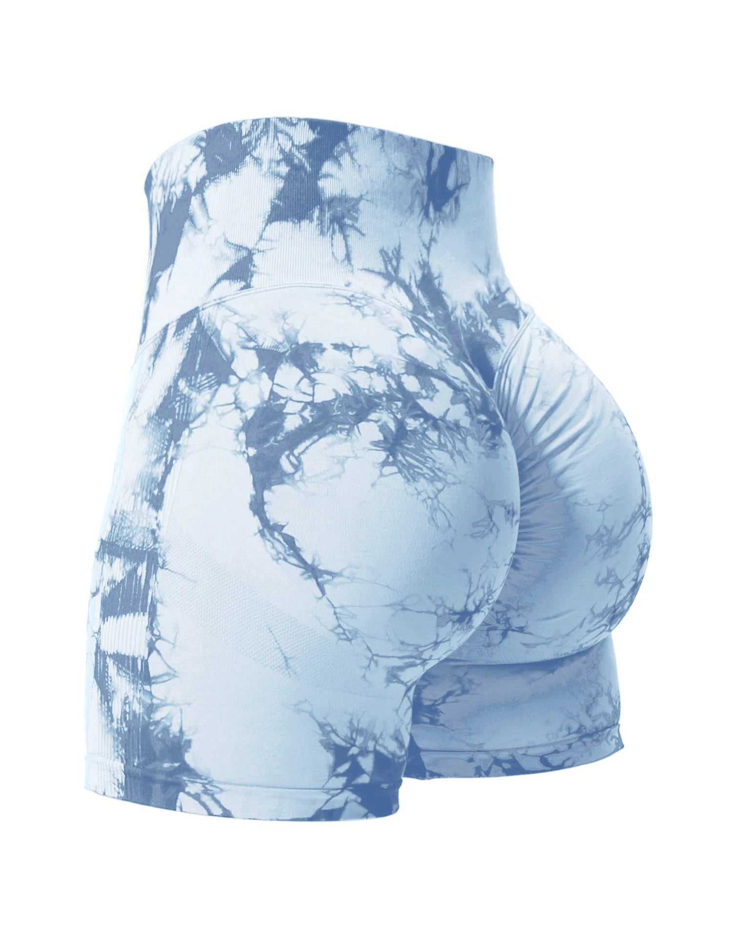 Summer 15 New Color Sexy Tie Dye Shorts Woman Fitness Seamless Butt Lifting Shorts One Pieces Activewear Running Outdoors