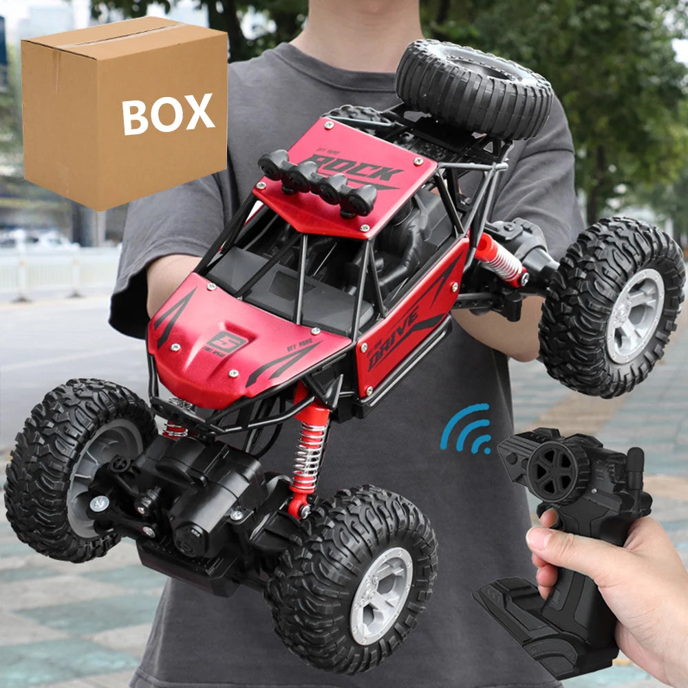 1: 18 Six Wheel Drive RC CAR Cross-country Climbing Spray Racing Car Remote Control Electric Car Fall Resistant Boy Toy Gift