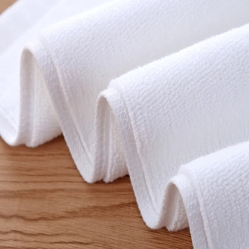 Thicken White Floor Towel For Hotel Home,Foot Bathroom Mat,High Quality 100%Cotton Non-slip Water Uptake Bathtub Towels 50*80cm