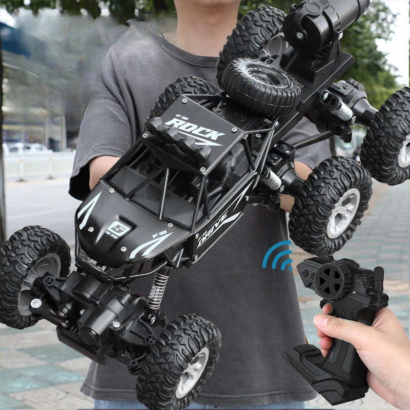 1: 18 Six Wheel Drive RC CAR Cross-country Climbing Spray Racing Car Remote Control Electric Car Fall Resistant Boy Toy Gift
