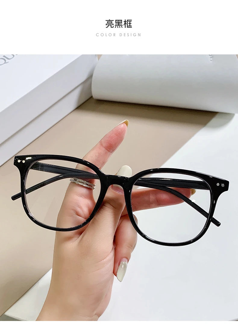 Transparent Computer Glasses Frame Women Men Anti Blue Light square  Eyewear Blocking Glasses Optical Spectacle Eyeglass