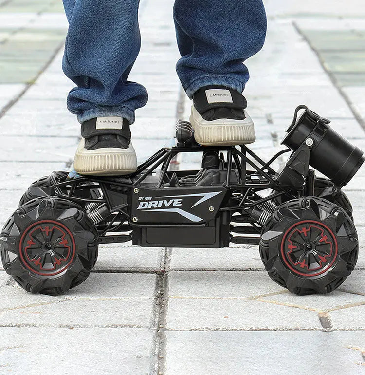 1: 18 Six Wheel Drive RC CAR Cross-country Climbing Spray Racing Car Remote Control Electric Car Fall Resistant Boy Toy Gift