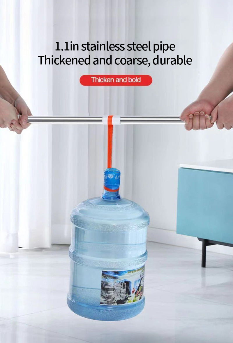 59inch Hands-Free Flat Mop Set - Effortless Cleaning for Lazy Days - 3 Microfiber Pads, Super Absorbent, Dry & Wet Dual-Use - Hassle-Free Maintenance